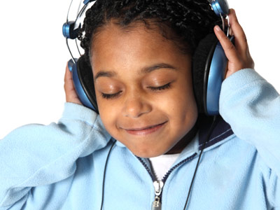 His mommy gave him music, not sugary junk food to lift his spirits! 